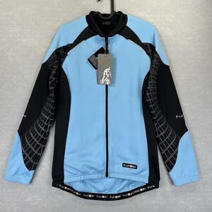 NWT Funkier Women’s Large Cycling Fleece Lined Thermal Long Sleeve Jersey New